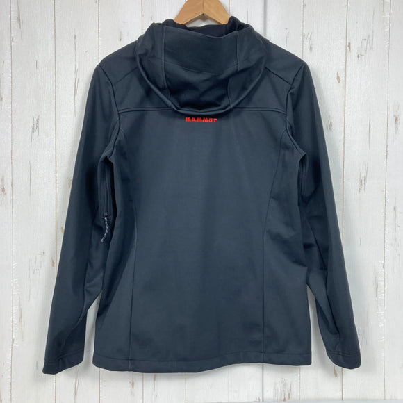 【Women's M ブラック系】 Mammut ( マムート ) アルティメイト 8 ソフトシェル フーデッド ジャケット アジアン フィット 25イヤーズ Ultimate VIII SO Hooded Jacket AF 25 Years ポリエステル ウェア ト