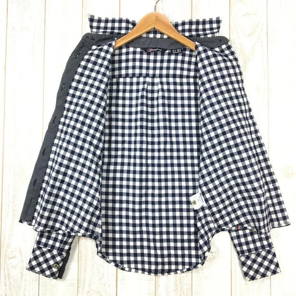 【Women's S ネイビー系】Berghaus ( バーグハウス ) ウィメンズ ウールプレーン チェック ロングスリーブシャツ W Wool Plain Check Long Sleeve Shirt ウール J0281 Asian Women's ウール ロングスリーブシャツ インナー シャツ トップス ウェア - 【公式】2ndGEAR（セカンドギア）Webショップ【登山用品・アウトドア用品専門 買取販売店】