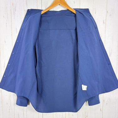 【Men's S ネイビー系】 Ridge Mountain Gear ( リッジマウンテンギア ) ベーシック ロングスリーブ シャツ Basic Long Sleeve Shirt インディゴブルー ポリエステル ウェア トップス インナー シャツ ロングスリー