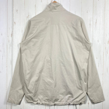 男式 M 米色 Houdini Daybreak 套头衫，涤纶长袖衬衫，合成纤维，z00053075