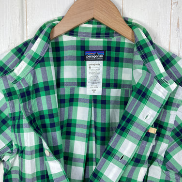 【Men's XS ブルー系】 2013 Patagonia ( パタゴニア ) フェズマン シャツ Fezzman Shirt JCY オーガニックコットン ウェア トップス インナー シャツ ショートスリーブシャツ コットン z00058892 JCY コットン