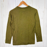 【Unisex XXS グリーン系】 Icebreaker ( アイスブレーカー ) メリノ 150 ロング スリーブ ティー Merino 150 Long Sleeve Tee メリノウール ウェア トップス インナー シャツ ロングスリーブTシャツ クルーネック ウ