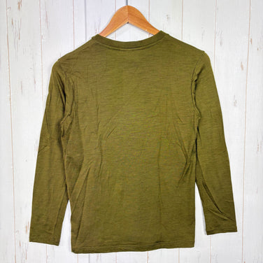 【Unisex XXS グリーン系】 Icebreaker ( アイスブレーカー ) メリノ 150 ロング スリーブ ティー Merino 150 Long Sleeve Tee メリノウール ウェア トップス インナー シャツ ロングスリーブTシャツ クルーネック ウ