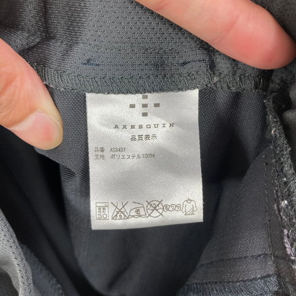 【Men's M グレー系】 Axesquin ( アクシーズクイン ) クロップド メッシュストレッチパンツ ポリエステル ウェア ボトムス ショーツ ショートパンツ  z00061415   ショーツ ショートパンツ ボトムス ウェア