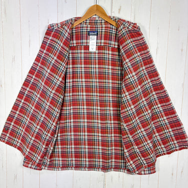 【Men's M レッド系】 2011 Patagonia ( パタゴニア ) ロングスリーブ フィヨルド フランネル シャツ Long-Sleeved Fjord Flannel Shirt CYO オーガニックコットン100% 厚手フランネル オーガニックコッ