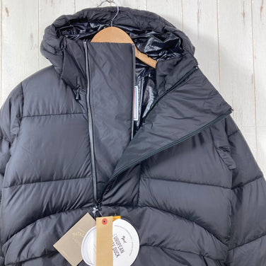 【Men's S ブラック系】 Nanga ( ナンガ ) プルオーバー ダウン ジャケット Pullover Down Jacket 生産終了モデル 入手困難 ネイタルデザイン Natal Design リスト List トリプルネーム コラボ ダウン ウェア ト