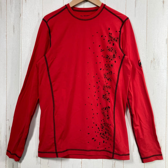 【Men's S レッド系】 Mammut ( マムート ) サミット ロングスリーブ Summit Long Sleeve ナイロン ウェア トップス インナー シャツ ロングスリーブTシャツ クルーネック 化繊 z00057535  化繊 ロングスリーブTシャ