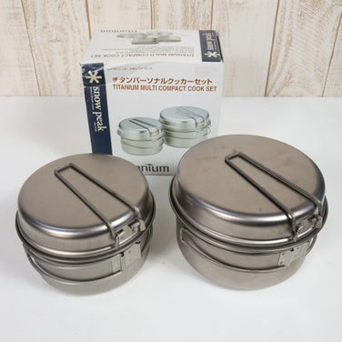 【OneSize シルバー系】 Snowpeak ( スノーピーク ) チタン パーソナル クッカー セット チタニウム SCS-020T コッヘル クッカー コッフェル クックウェア - 【公式】2ndGEAR（セカンドギア）Webショップ【登山用品・アウトドア用品専門 買取販売店】