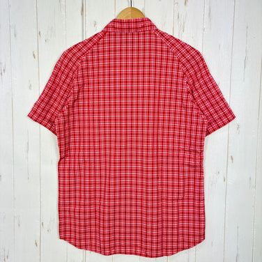 【Men's M レッド系】 Millet ( ミレー ) ミジャム ショートスリーブ シャツ Mijum Short Sleeve Shirt ナイロン ウェア トップス インナー シャツ ショートスリーブシャツ 化繊 z00057536  化繊 ショートスリー