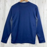 【Men's M ネイビー系】 Montbell ( モンベル ) ウイックロン ZEO ロングスリーブ ティー Wickron ZEO Long Sleeve T ポリエステル ウェア トップス インナー シャツ ロングスリーブTシャツ クルーネック 化繊 z00