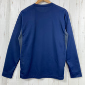 【Men's M ネイビー系】 Montbell ( モンベル ) ウイックロン ZEO ロングスリーブ ティー Wickron ZEO Long Sleeve T ポリエステル ウェア トップス インナー シャツ ロングスリーブTシャツ クルーネック 化繊 z00