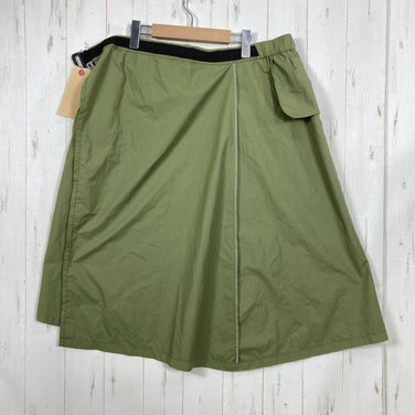 【Unisex XS/S グリーン系】 Millet ( ミレー ) ブリーズバリヤー ラップ スカート BREATHEBARRIER WRAP SKIRT U 耐久撥水 パッカブル ナイロン ウェア ボトムス スカート z00061087  スカート ボトムス ウェア