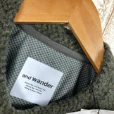 【Women's M グリーン系】 And Wander ( アンドワンダー ) リ ウール ジェーキュー クルー ネック Re Wool JQ Crew Neck ウール 574-3284061 Asian Women's フリース アウター ジャケット トップス - 【公式】2ndGEAR（セカンドギア）Webショップ【登山用品・アウトドア用品専門 買取販売店】