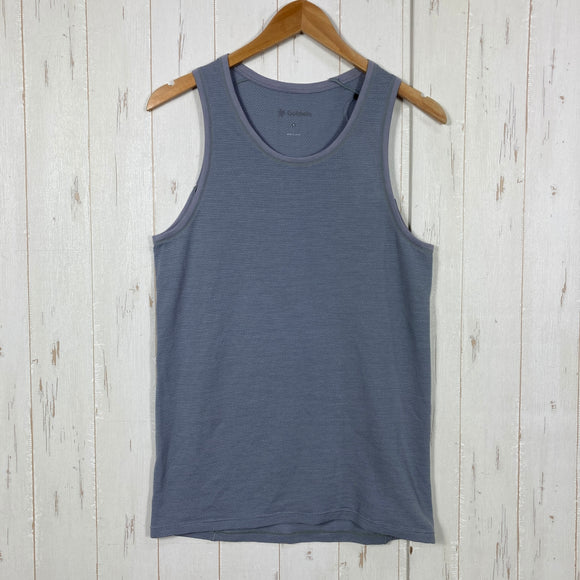 【Men's 1 グレー系】 Goldwin ( ゴールドウィン ) ウール ブレンド メッシュ タンク Wool Blend Mesh Tank C3fit ウール混 メッシュベースレイヤー 日本製 ウール ウェア トップス インナー シャツ タンクトップ ノー