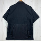 Columbia Tucannon Isle Short Sleeve Shirt, Men's Size L, Black. This cotton, wool-blend shirt is perfect as an undershirt or top.