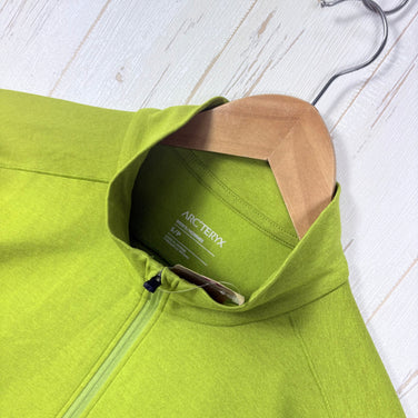 【Men's S グリーン系】 Arcteryx ( アークテリクス ) モータス AR ロングスリーブ ジップネック Motus AR LS Zip Neck ポリエステル ウェア トップス インナー シャツ ロングスリーブシャツ 化繊 z00059414  化繊