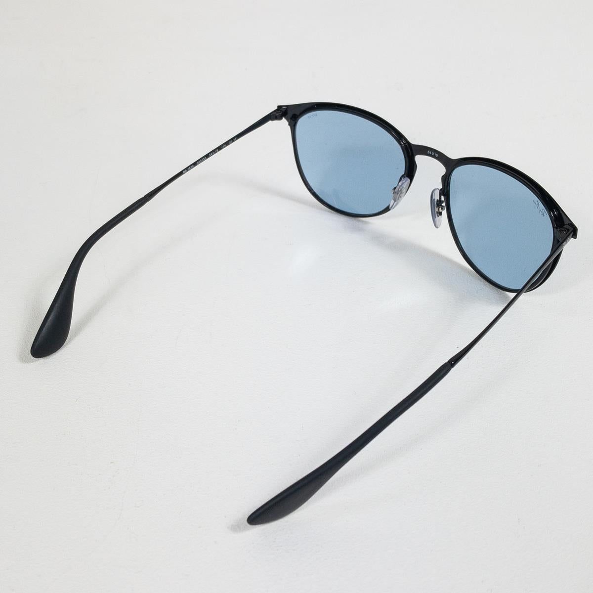 [OneSize Black] Rayban Rb3539 Erika 金属 Evolve 太阳镜光致变色镜片 0RB3539/RB3539 002/Q2 黑色 / Evolve Photo Blue T