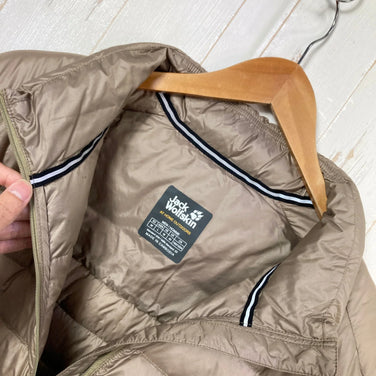 【男士 M 米色系】Jack Wolfskin ( 狼爪 ) 防风轻量羽绒服 Stormlock Light Weight Down Jacket 高品质 700 蓬松度羽绒