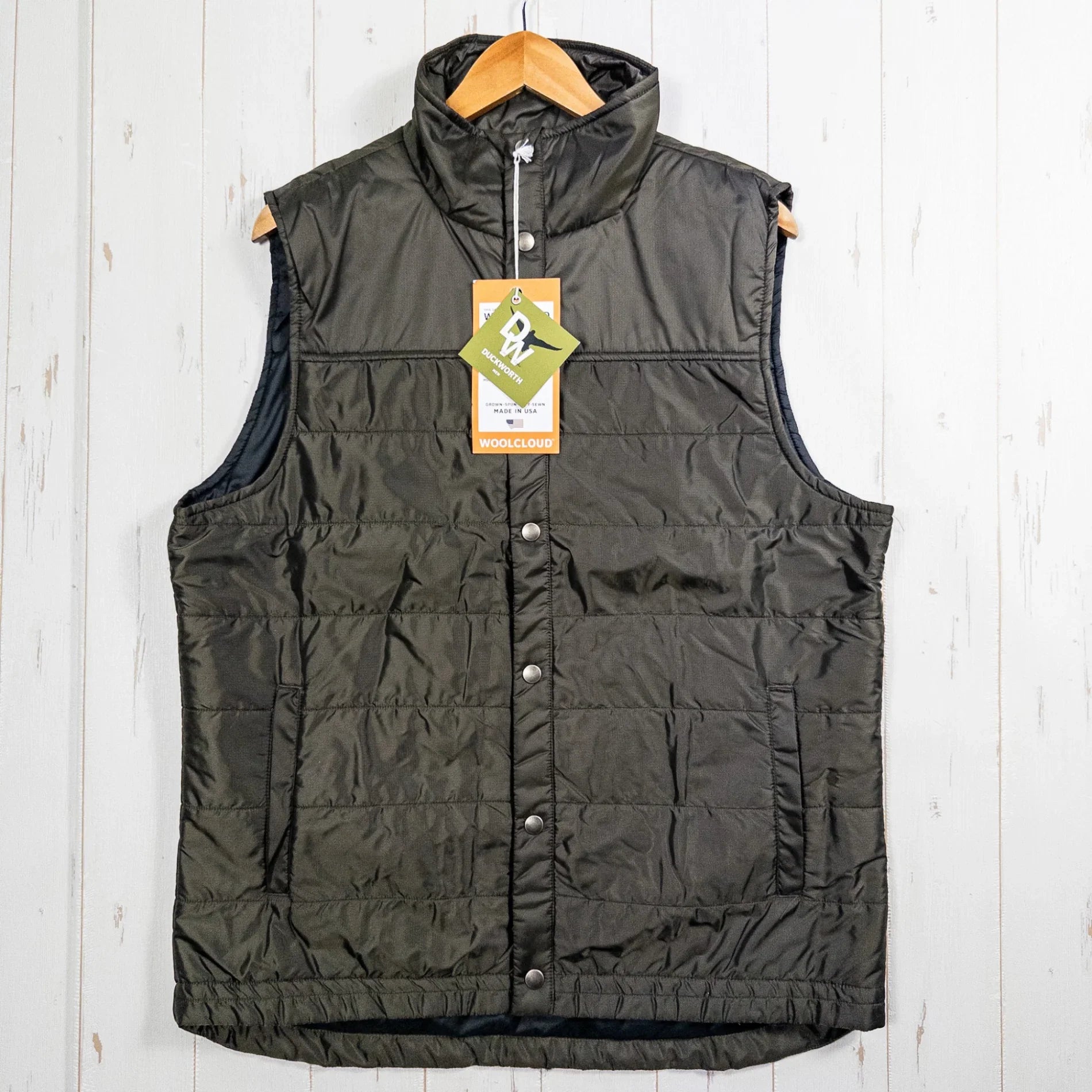 【Men's L グリーン系】 DuckWorth（ダックワ－ス） ウールクラウド ベスト Wool Cloud Vest Olive メリノウール ウェア トップス ベスト 化繊インサレーション z00052424 Olive 化繊インサレーション ベスト トップ - 【公式】2ndGEAR（セカンドギア）Webショップ【登山用品・アウトドア用品専門 買取販売店】