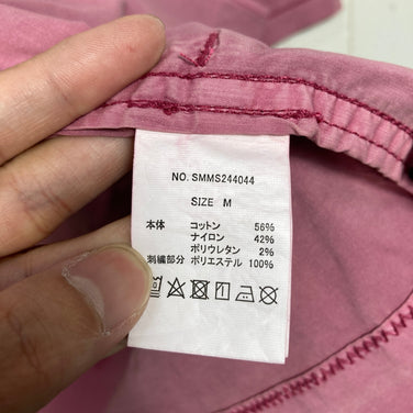 【Men's M ピンク系】 Stonemaster ( ストーンマスター ) エスエム フィールド シャツ ショート スリーブ ハイブリッド ピグメント ダイ SM FIELD SHIRT SS HYBRID PIGMENT DYED ピグメントダイ｜ポケッタブ