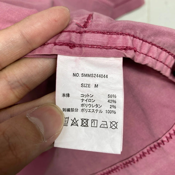 【Men's M ピンク系】 Stonemaster ( ストーンマスター ) エスエム フィールド シャツ ショート スリーブ ハイブリッド ピグメント ダイ SM FIELD SHIRT SS HYBRID PIGMENT DYED ピグメントダイ｜ポケッタブ