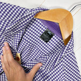 【Women's M パープル系】 Millet ( ミレー ) ドライタッチ シアサッカー ロングスリーブ シャツ ポリエステル ウェア トップス インナー シャツ ロングスリーブシャツ 化繊 z00055012  化繊 ロングスリーブシャツ インナー シャツ トップ