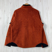 【Men's L オレンジ系】 2004 Patagonia ( パタゴニア ) R2 ボディ ラグ プルオーバー R2 Body Rug Pullover tiki wood heather 生産終了モデル 入手困難 ハイパイルフリース R1ストレッチパネル US
