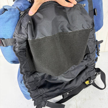 【Unisex OneSize ネイビー系】 Lamda（ラムダ） フラップ付カメラザック 4型 Camera Backpack Type 4 2気室 中折れタイプ ナイロン バッグ ストレージ バックパック 容量【30L～54L】 z00060623  容量【30L～54L】