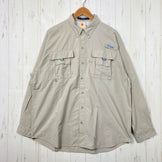 【Men's L ベージュ系】 Columbia ( コロンビア ) バハマ 2 ロングスリーブ シャツ Bahama II L S Shirt PFGシリーズ ナイロン ウェア トップス インナー シャツ ロングスリーブシャツ 化繊 z00059488  化繊 ロ