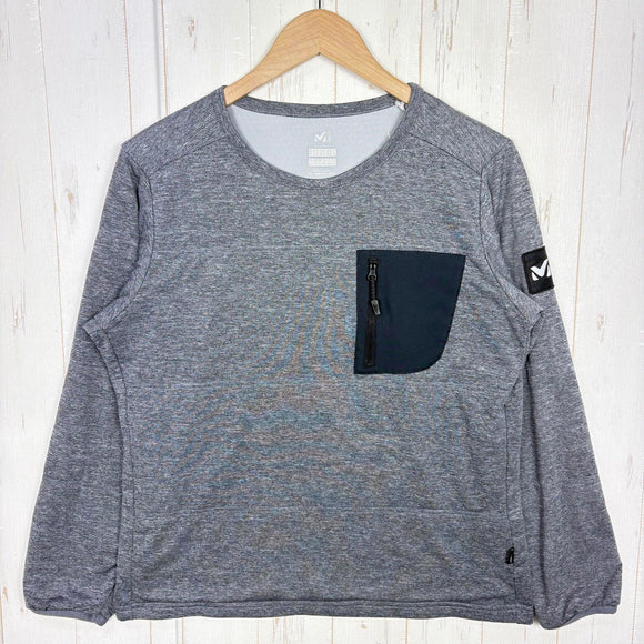 【Men's M グレー系】 Millet ( ミレー ) アルファ ライト スウェット 2 クルー 化繊ダウン ウェア トップス アウター ジャケット 化繊インサレーション ポーラテック・アルファ z00058992  化繊インサレーション アウター ジャケット
