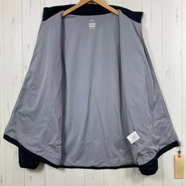 【Men's XL ブラック系】 Millet ( ミレー ) アルファ ライト スウェット ジャケット Alpha Light Sweat Jacket 化繊ダウン ウェア トップス アウター ジャケット 化繊インサレーション ポーラテック・アルファ z000585
