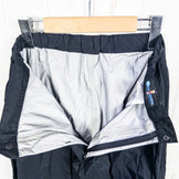 男式 M 黑色 Finetrack Ever Breath Photon 裤子，尼龙，防雨外套，长裤，z00052908