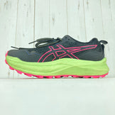 Asics Trabuco Max 2 女款越野跑鞋，尺码 24.0cm，黑色 (z00054672)