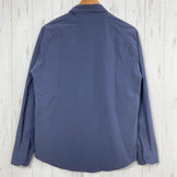 【Unisex 3 ネイビー系】 Axesquin Elements ( アクシーズクインエレメンツ ) ソフトシェル の ショート カラー シャツ Soft Shell Short Collar Shirt ナイロン ウェア トップス インナー シャツ ロングスリー