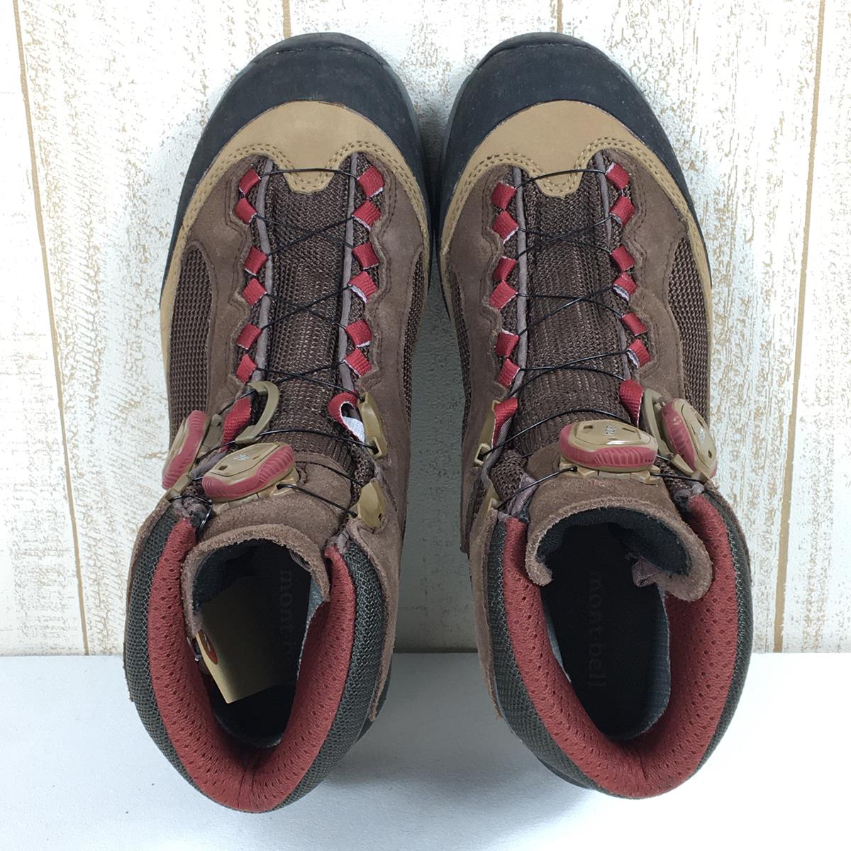 [女式 25.0 厘米棕色] Montbell Tenaya 靴子徒步鞋 Gore-Tex Boa Fit System 1129466 女式 CHNT 栗色徒步靴鞋类