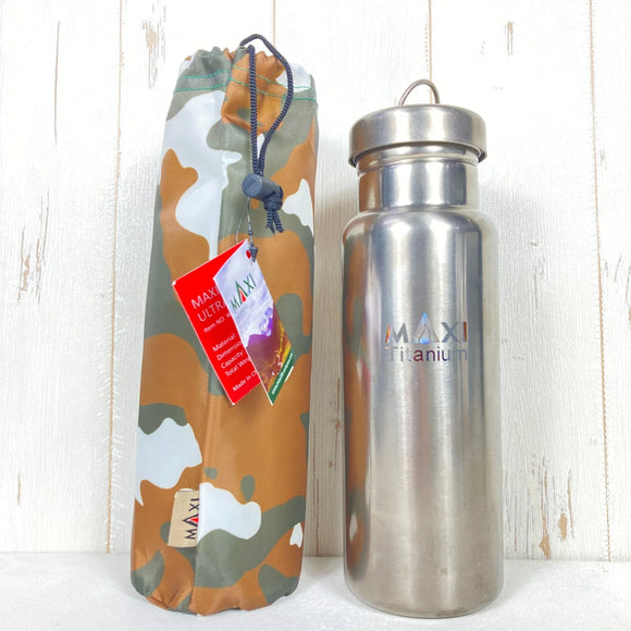 【OneSize グレー系】 Maxi（マキシ） チタニウム ウルトラライト ウォーターボトル Titanium Ultra Light Water Bottle チタン ハイドレーションイクイップメント ハードボトル z00054799  ハードボトル ハイドレ