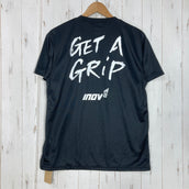 【Men's M ブラック系】 Inov8 ( イノヴェイト ) ゲット ア グリップ ショートスリーブ ティー Get a Grip Short Sleeve Tee ポリエステル ウェア トップス インナー シャツ ショートスリーブTシャツ クルーネック 化繊