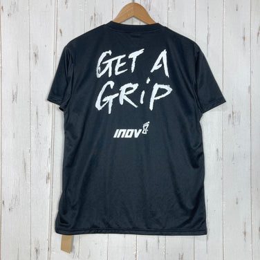 【Men's M ブラック系】 Inov8 ( イノヴェイト ) ゲット ア グリップ ショートスリーブ ティー Get a Grip Short Sleeve Tee ポリエステル ウェア トップス インナー シャツ ショートスリーブTシャツ クルーネック 化繊