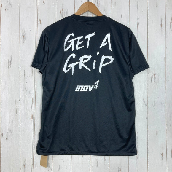 【Men's M ブラック系】 Inov8 ( イノヴェイト ) ゲット ア グリップ ショートスリーブ ティー Get a Grip Short Sleeve Tee ポリエステル ウェア トップス インナー シャツ ショートスリーブTシャツ クルーネック 化繊