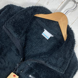 Columbia Mountains Are Calling Fleece Full Zip, Men's Size L (Black). This polyester fleece jacket is perfect for outerwear.