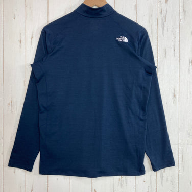 【Men's S ネイビー系】 The North Face ( ザ・ノースフェイス ) ロングスリーブ フラッシュドライ スリー ディー ジップアップ Long Sleeve FlashDry 3D Zip Up ポリエステル ウェア トップス インナー シャツ