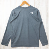 【Men's L グレー系】 The North Face ( ザ・ノースフェイス ) ロングスリーブビッグロゴティー L/S Big Logo Tee ミックスグレー ポリエステル ウェア トップス インナー シャツ ロングスリーブTシャツ クルーネック 化繊 - 【公式】2ndGEAR（セカンドギア）Webショップ【登山用品・アウトドア用品専門 買取販売店】