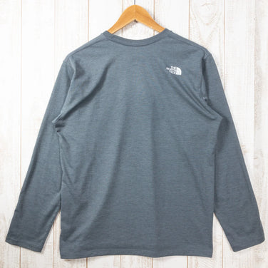 【Men's L グレー系】 The North Face ( ザ・ノースフェイス ) ロングスリーブビッグロゴティー L/S Big Logo Tee ミックスグレー ポリエステル ウェア トップス インナー シャツ ロングスリーブTシャツ クルーネック 化繊 - 【公式】2ndGEAR（セカンドギア）Webショップ【登山用品・アウトドア用品専門 買取販売店】