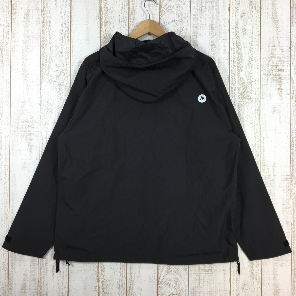 [男女皆宜 XL 黑色] Marmot Archive Anorak 派克大衣 Windshell 连帽套头夹克 Pertex 无限防水 TSSMO402 亚洲制服