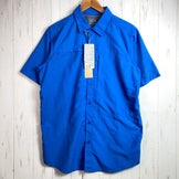 【Men's S ブルー系】 Mountain Hardwear ( マウンテンハードウェア ) キャニオン ショートスリーブ シャツ Canyon Short Sleeve Shirt ナイロン ウェア トップス インナー シャツ ショートスリーブシャツ 化繊
