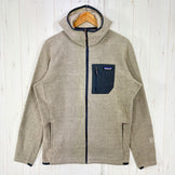 【Men's L ベージュ系】 2022 Patagonia ( パタゴニア ) R1 エア フルジップ フーディ R1 Air Full-Zip Hoody ORTN / Oar Tan 吸湿発散 速乾 通気性 テクニカルフリース ポリエステル ウェア トップス