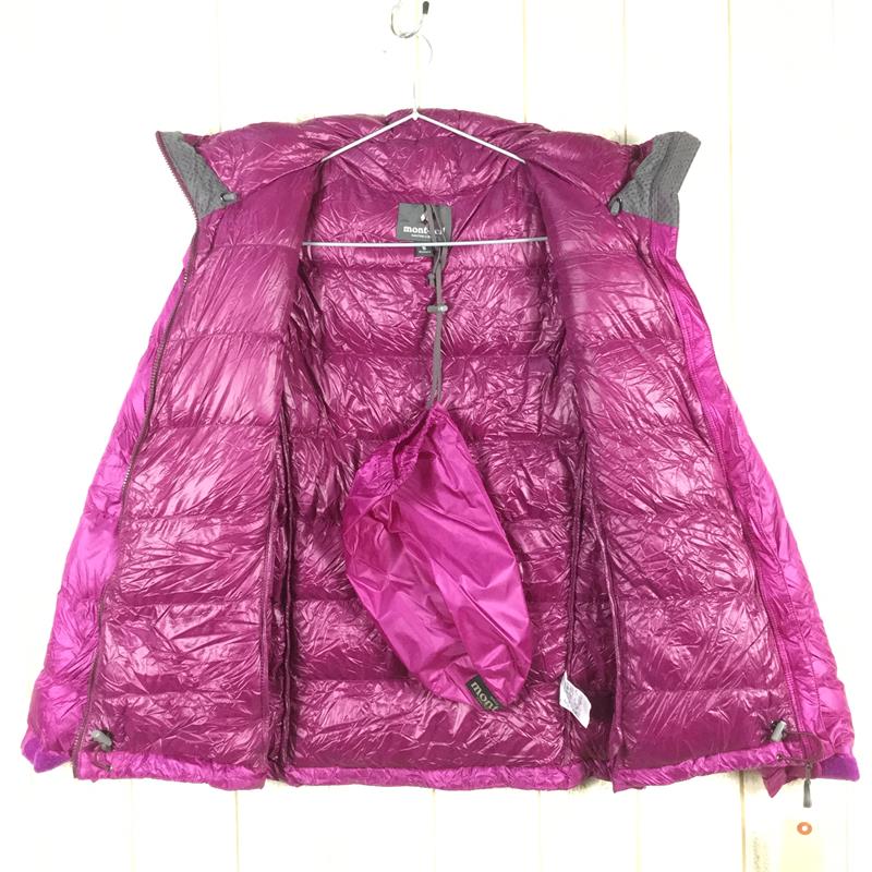 [Women's S Purple] Montbell Alpine Down Parka 800Fp Ex Down Jacket 1101408 Asian Women's DKFS Dark Fuchsia Down Insulation Outer Jacket Tops Wear