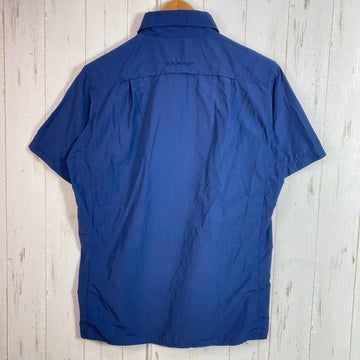 【Men's S ネイビー系】 Mammut ( マムート ) ボルダー シャツ ショートスリーブ Boulder Shirts Short Sleeve ナイロン ウェア トップス インナー シャツ ショートスリーブシャツ 化繊 z00053834  化繊 ショー - 0