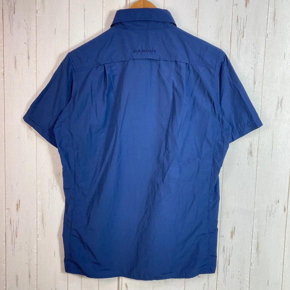 【Men's S ネイビー系】 Mammut ( マムート ) ボルダー シャツ ショートスリーブ Boulder Shirts Short Sleeve ナイロン ウェア トップス インナー シャツ ショートスリーブシャツ 化繊 z00053834  化繊 ショー