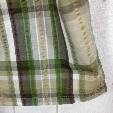 【Men's S グリーン系】 2010 Patagonia ( パタゴニア ) パッカーウェア シャツ Puckerwear Shirt CSF 生産終了モデル 入手困難 ウェア トップス インナー シャツ ショートスリーブシャツ 化繊 z00053390 CSF